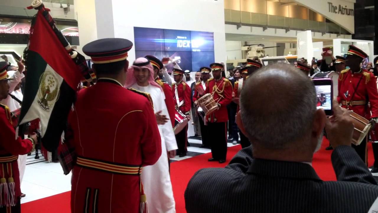 عزف مقطع الله يا دار زايد من فرقة شرطة أبوظبي