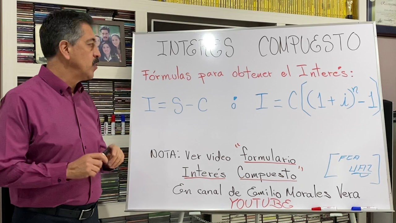 F&oacute;rmula del Inter&eacute;s en Inter&eacute;s Compuesto