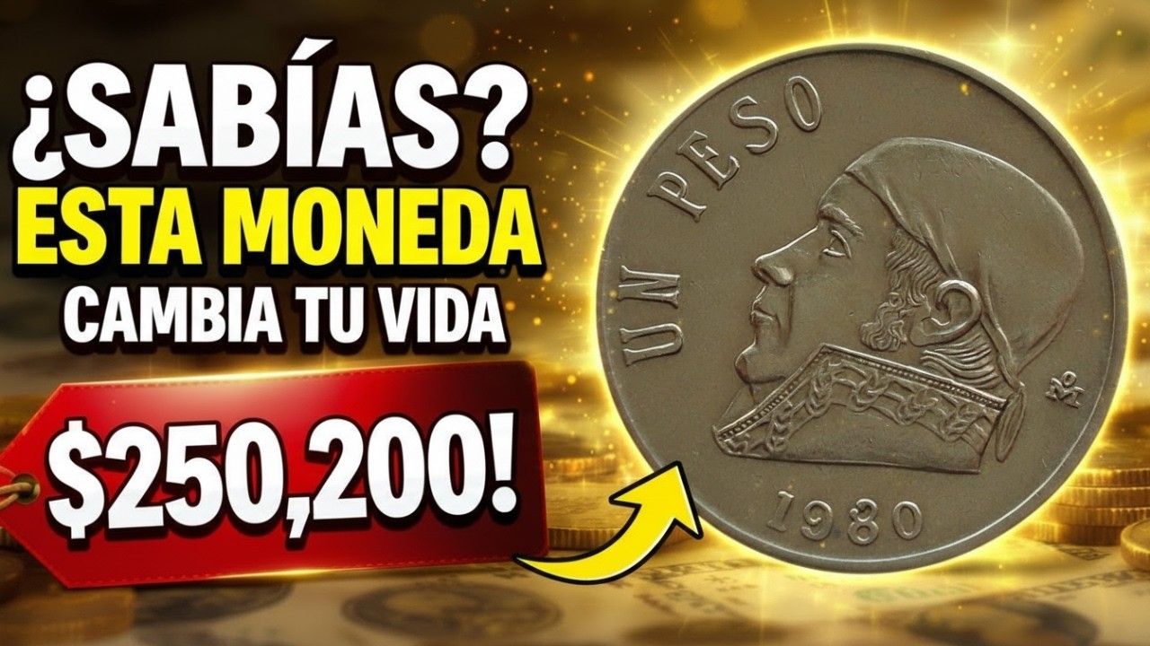 Valor de la moneda mexicana de 1 peso de 1980 y su potencial oculto para coleccionistas