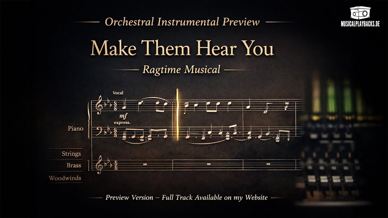 Make Them Hear You – Ragtime | Orchestral Instrumental Preview