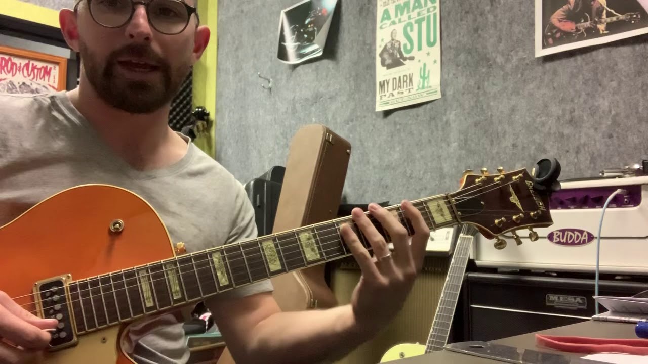 Psychobilly Guitar Tutorial - Major Blues Scale