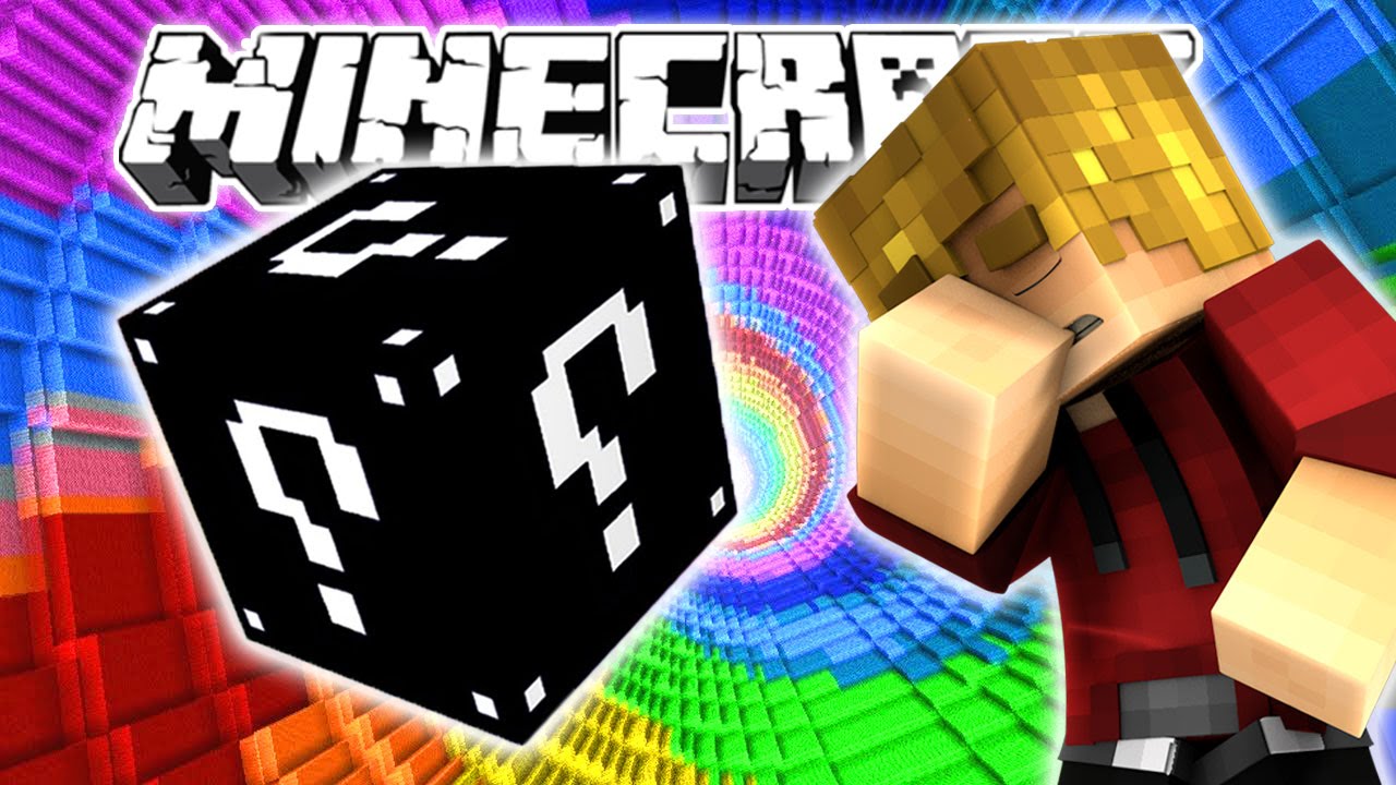 Minecraft Black Lucky Block Dropper! w/Lachlan & Preston