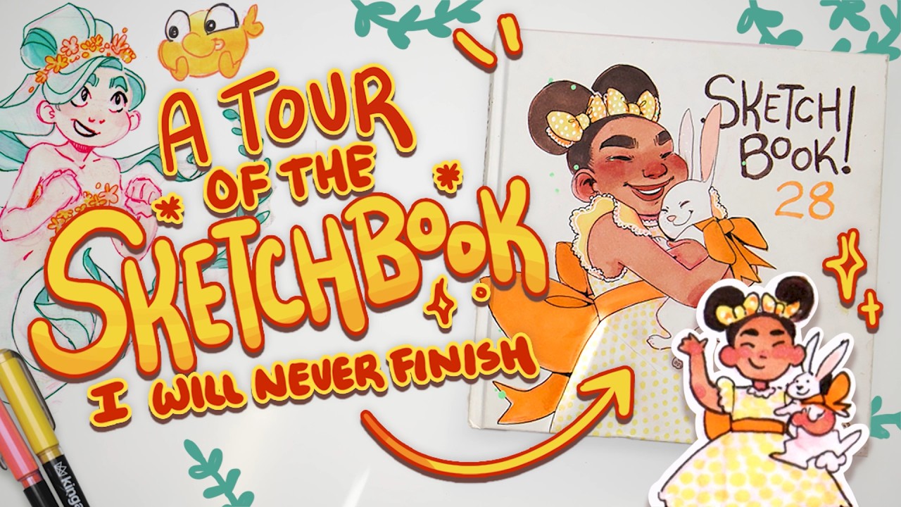 MERMAIDS, CUTIES, & A WALK DOWN MEMORY LANE | 28th Sketchbook Tour