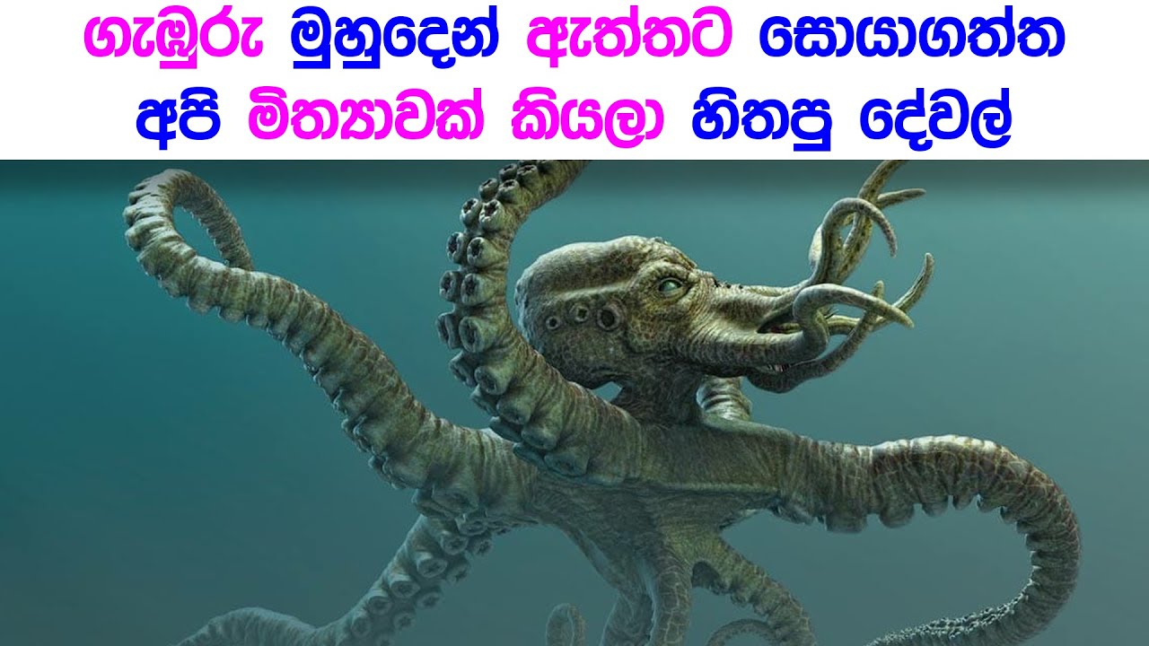 ගැඹුරු මුහුදෙන් සොයාගත්ත අබිරහස් දේවල් | Mysterious things found under the water | wishwa dhoratuwa