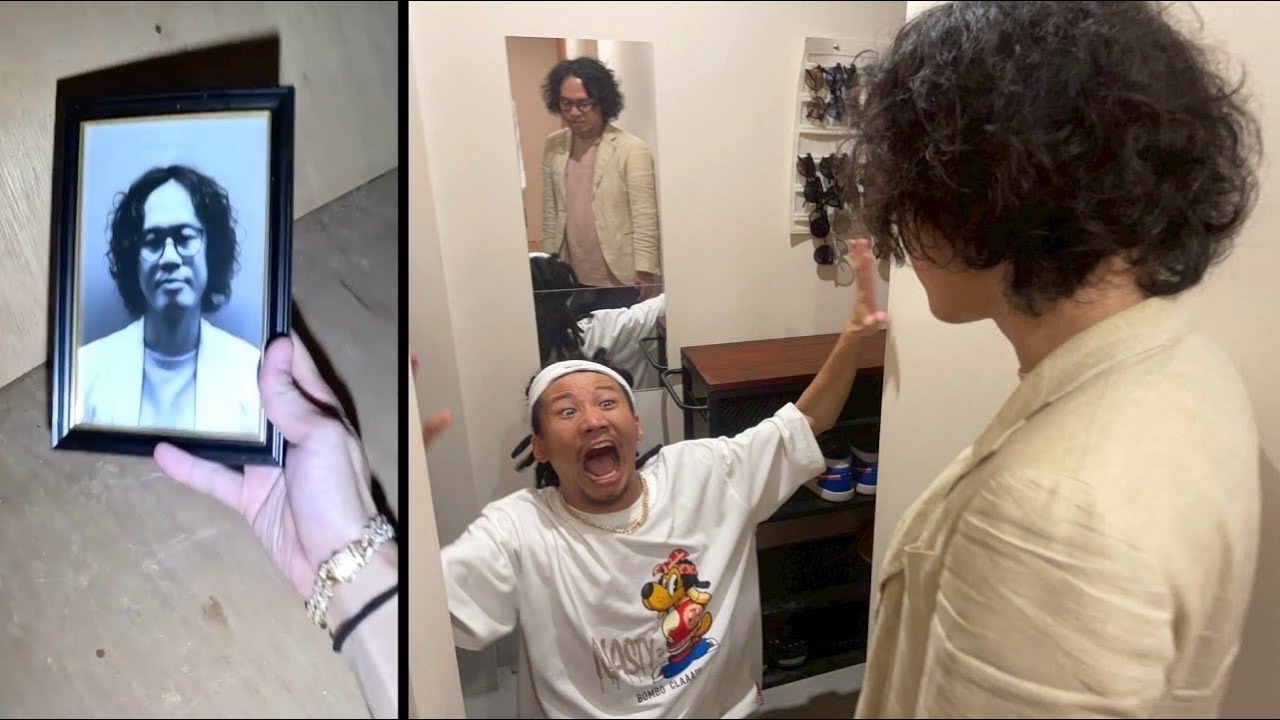 事故物件で見た写真の人が自分の家の中に居る【ドッキリ】
