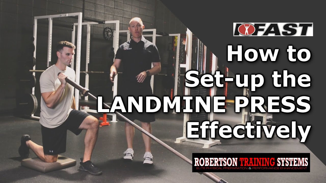 How to Set-up the Landmine Press Effectively
