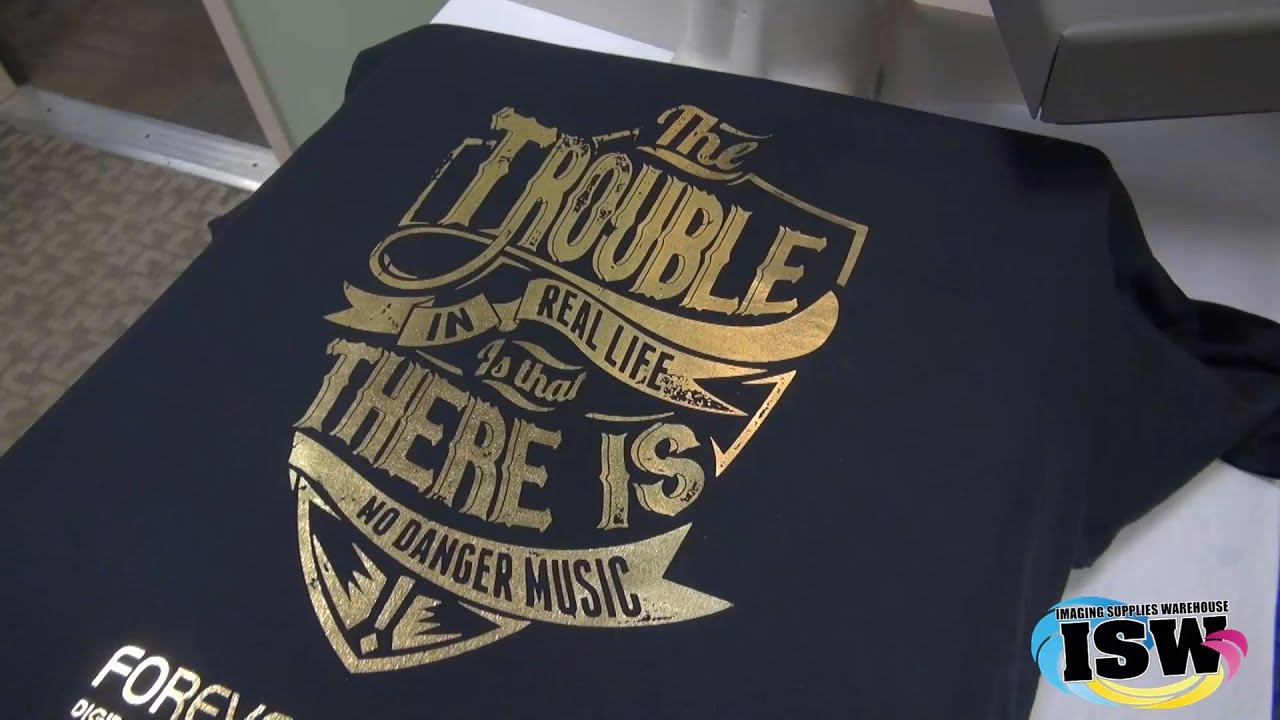 Printing/Pressing: FOREVER Laser Dark - HOT STAMPING FOIL (Finishing)