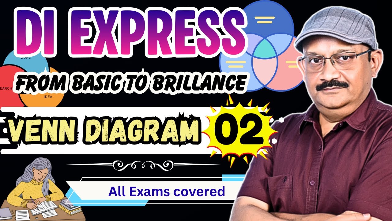 DI Expree Venn Diagram - 02 |#caseletdi #datainterpretation #venndiagrams #sbi #sbipo #ibps #ibpspo