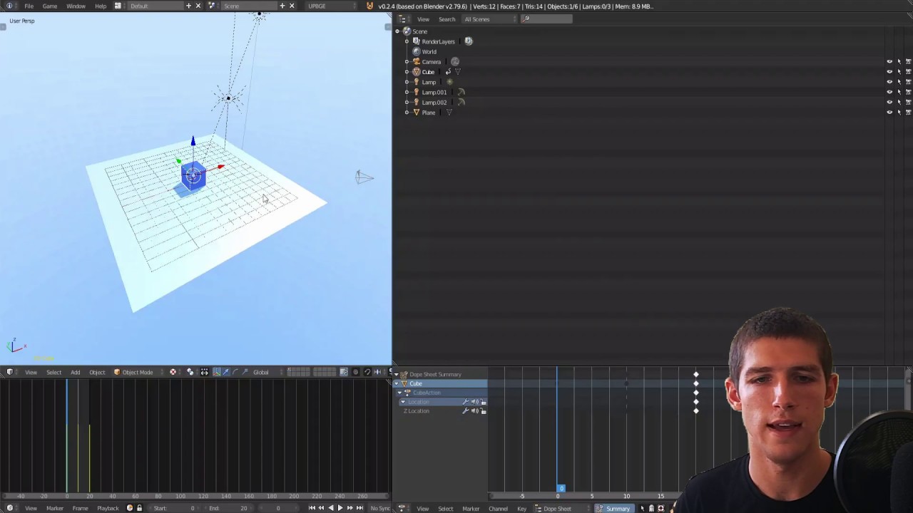 Third Person Mouse Look UPBGE (2019) - Logic Bricks