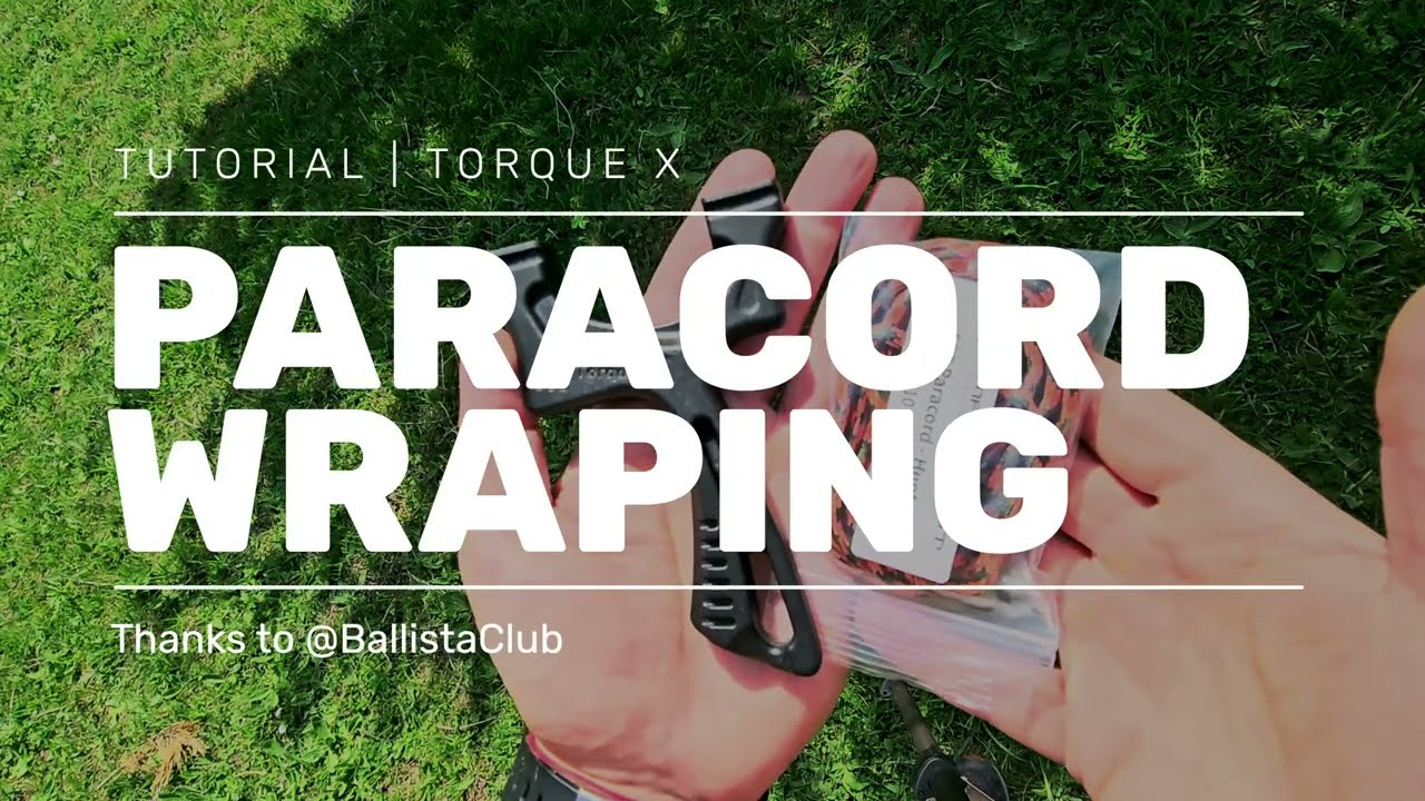 Paracord Wrap Tutorial on the Torque X Slingshot