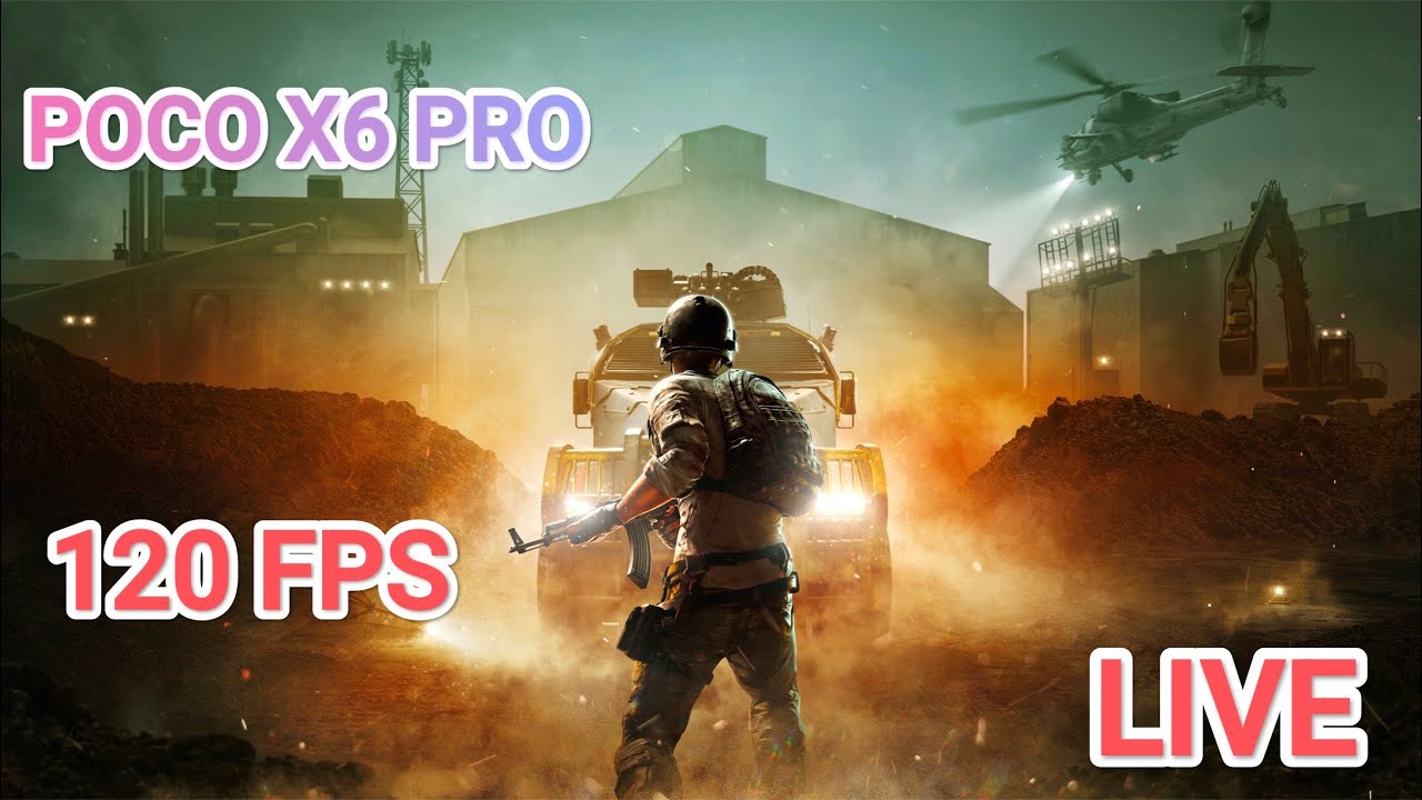 LIVE PUBG MOBILE POCO X6 PRO 🔥