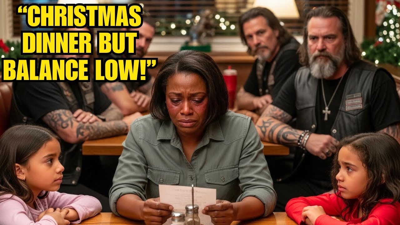 Poor Mom Takes Twins to Eat With $20 on Christmas Eve, Then Hells Angel Walks In And Stuns All…