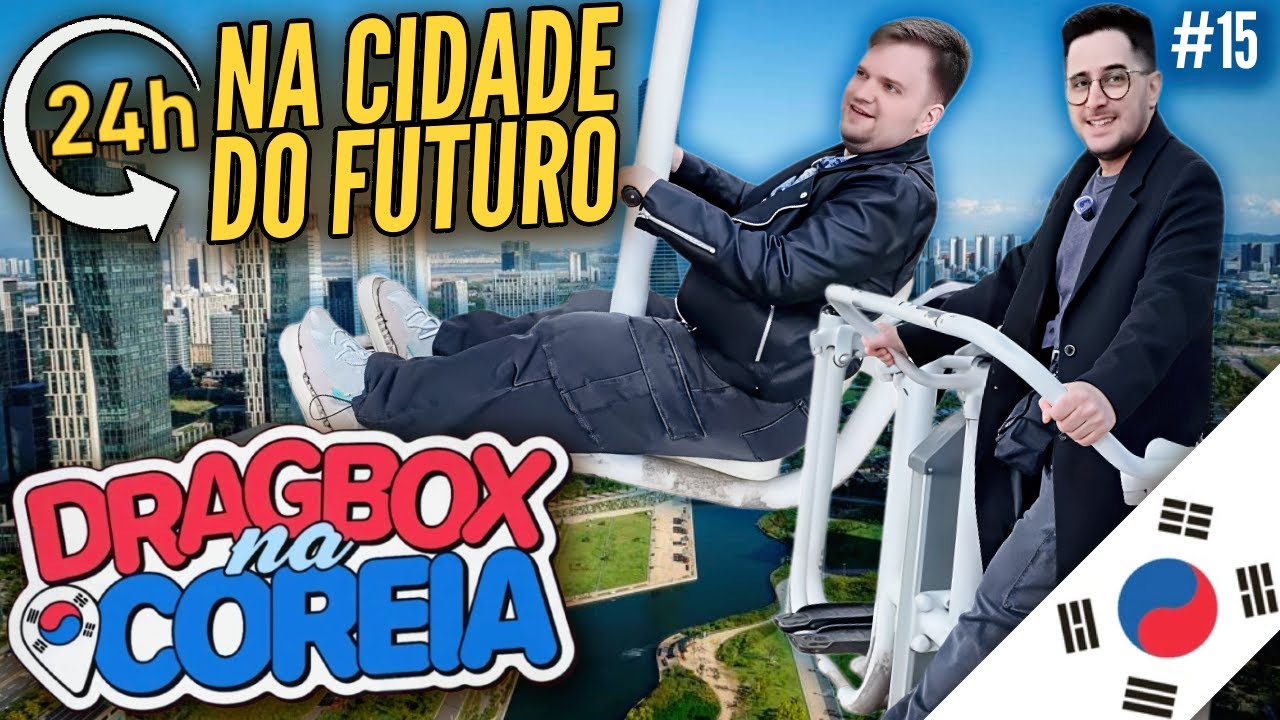 🇰🇷24h na COREIA: Provando Hotpot, Cidade Inteligente e Outlet | Dragbox na Coreia #15