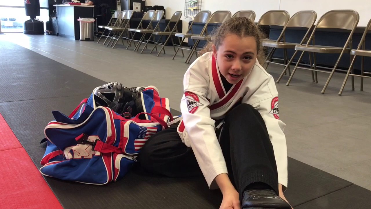 Gearing Up For Sparring - McDonough ATA