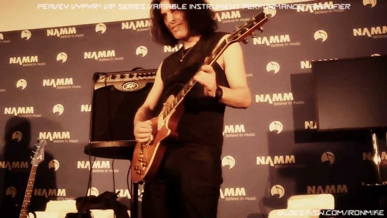 Alex Skolnick Peavey Vypyr® VIP Series Variable Instrument Performance™ Amplifier NAMM 1/23/13
