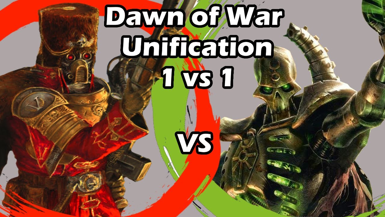 Dawn of War Unification: 1 vs 1 Vostroyan Firstborn (Vrax) vs Necrons (Yazoo55)