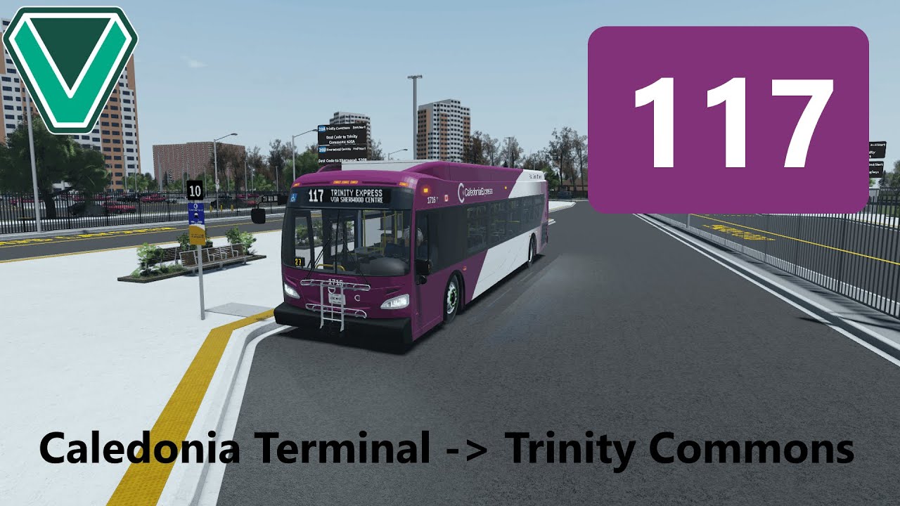 117 | Trinity Express to Trinity Commons | VAMOS Bus Simulator