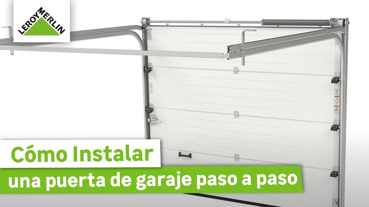 Instalar una puerta de garaje paso a paso | LEROY MERLIN