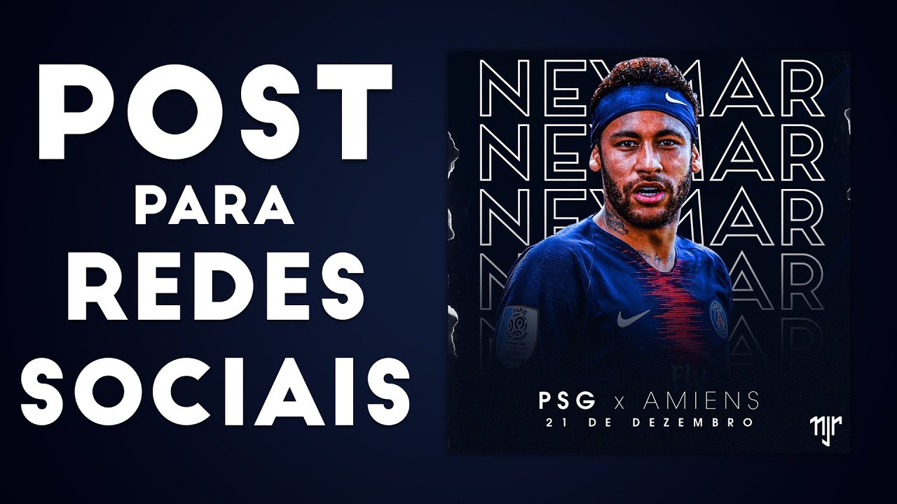 Como FAZER um FLYER de FUTEBOL - Tutorial no Photoshop
