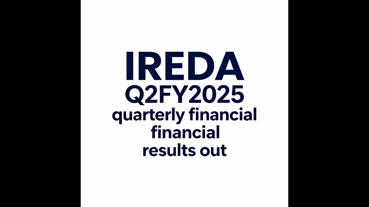 IREDA Q2FY2025 quarterly financial results out