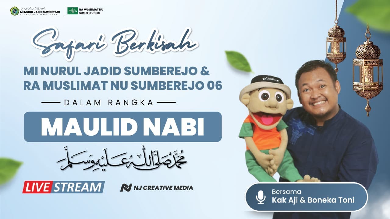 Peringatan maulid nabi MI Nurul Jadid Sumberejo 1447 H