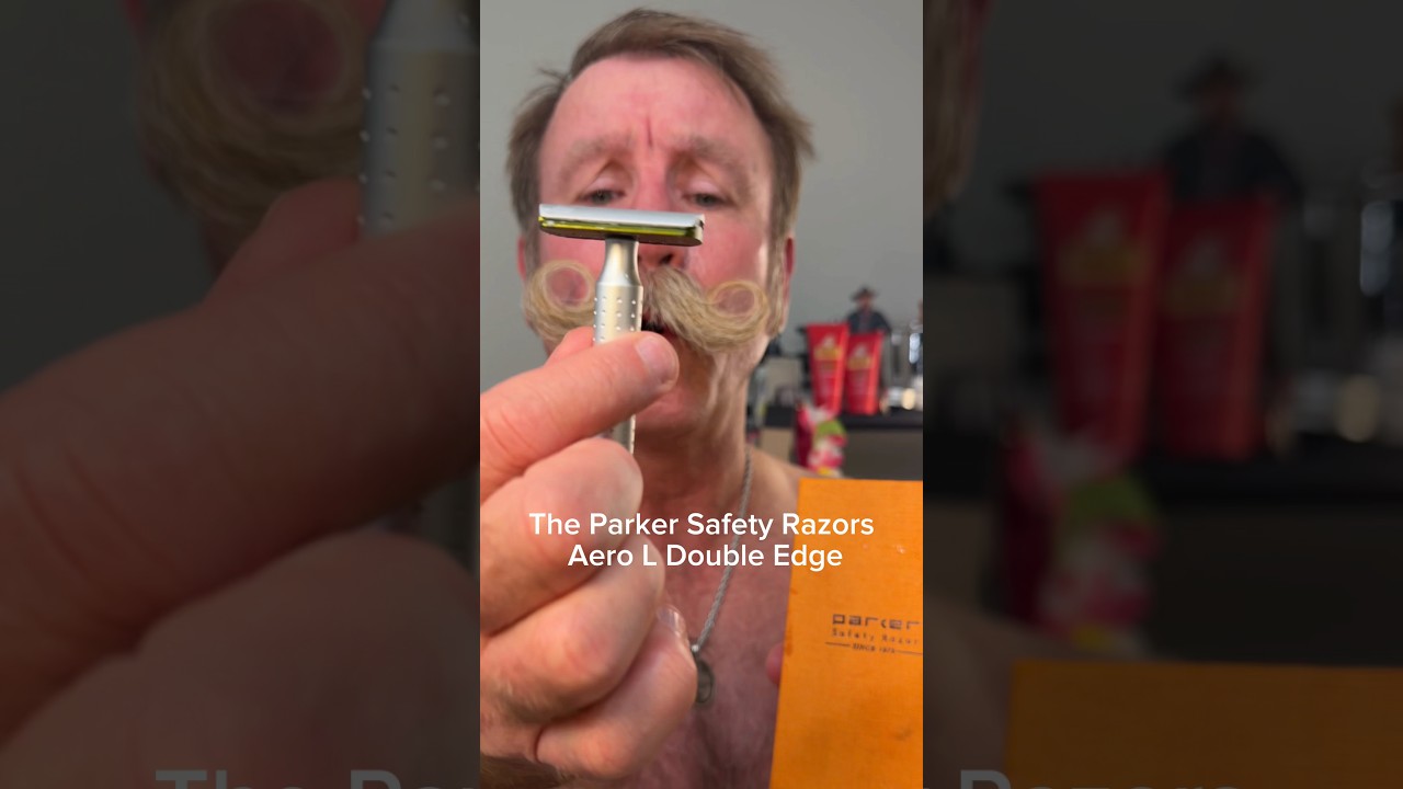 The new Parker Safety Razors Aero L DE razor. 