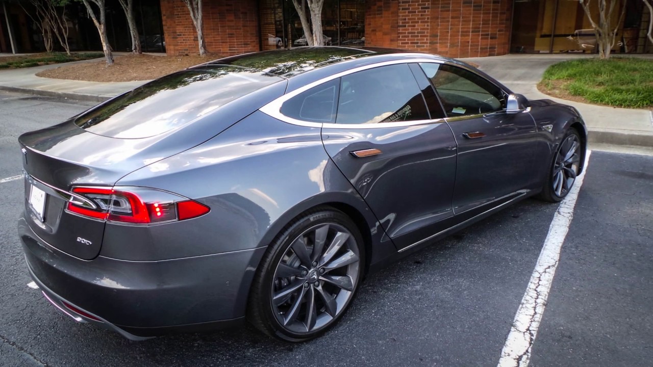 Tesla S | Llumar CTX Ceramic Window Tint plus Sun Strip