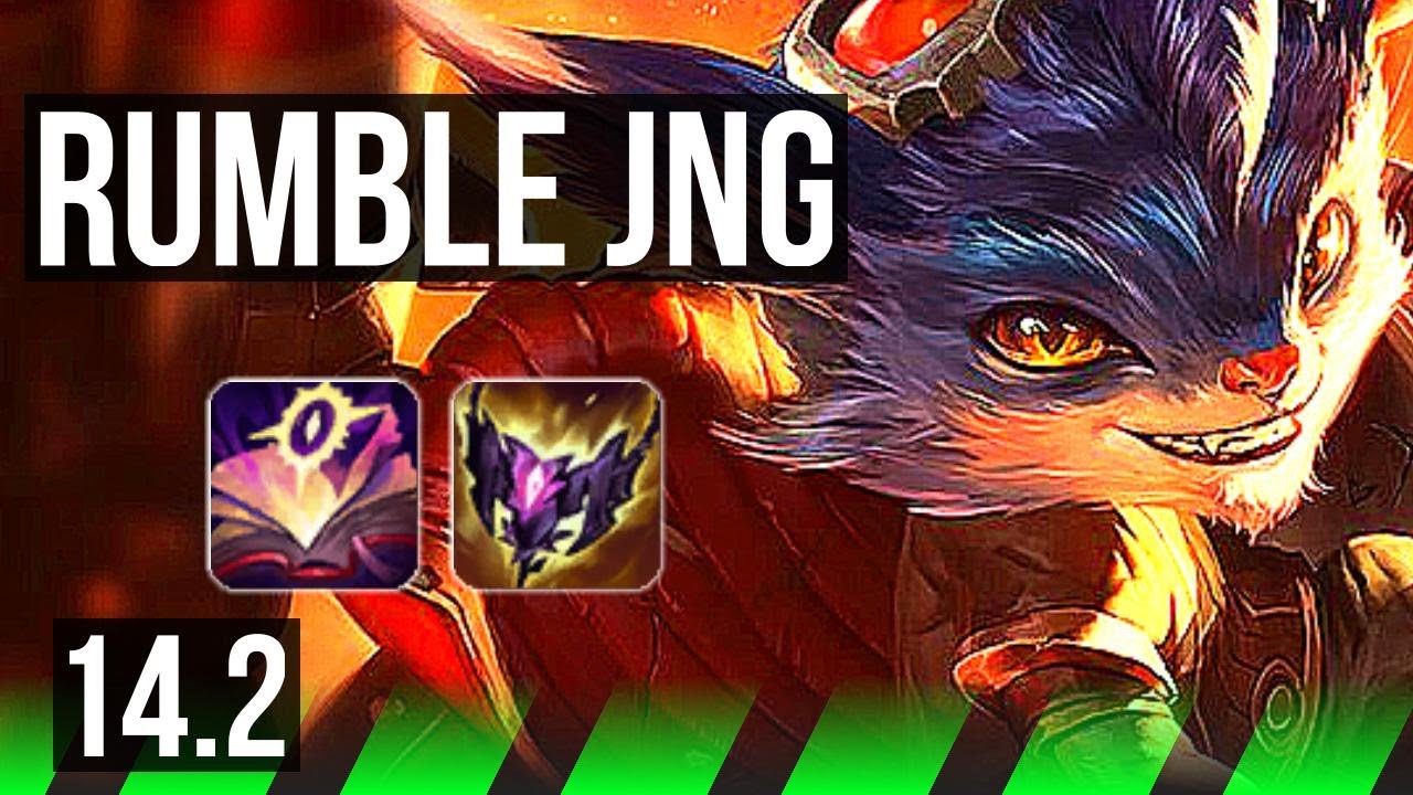 RUMBLE vs TARIC (JNG) | Legendary, 12/2/8 | KR Master | 14.2