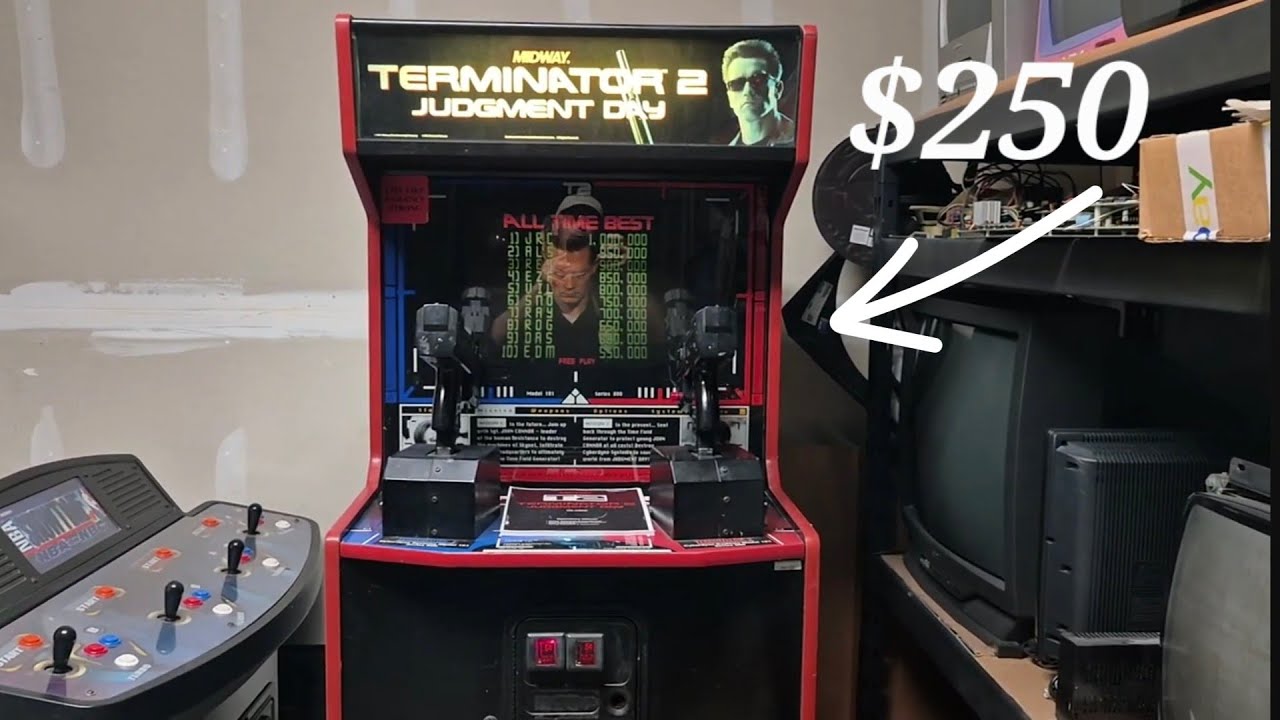 I finally found a Terminator 2 Arcade Machine and it was only $250