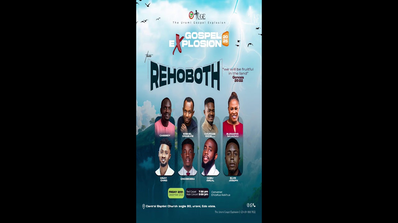 GOSPEL EXPLOSION 2025  ( REHOBOTH )