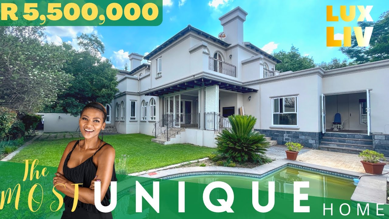 Inside R5,500,000 Most Unique Home in Bryanston Luxury Home Tour