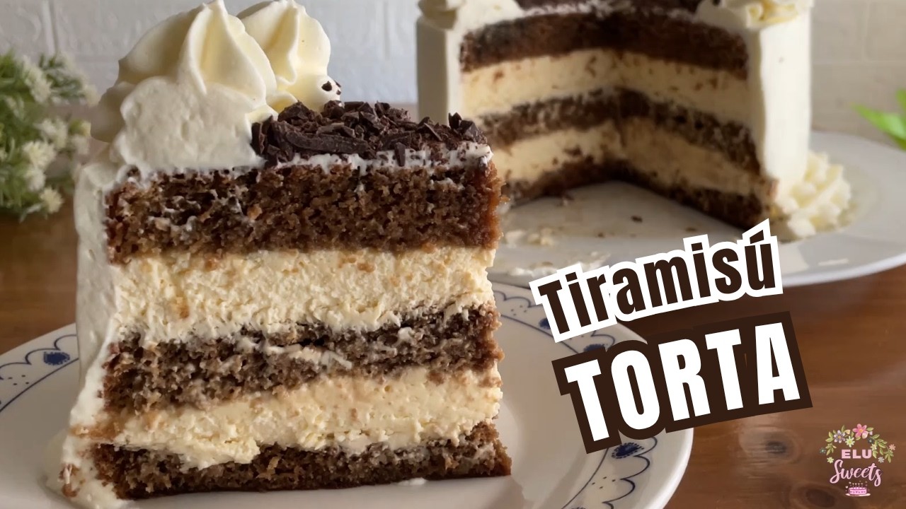 😍 Самый влажный и кремовый торт тирамису, который вы когда-либо пробовали! | Elu Sweets
