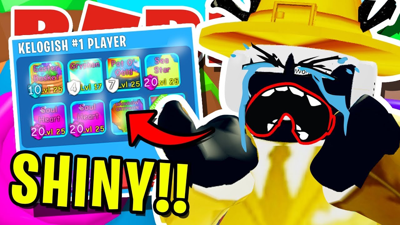 SCAMMING THE *BEST* PLAYERS *SECRET* SHINY PETS IN ROBLOX BUBBLEGUM SIMULATOR!! (HE CRIED)
