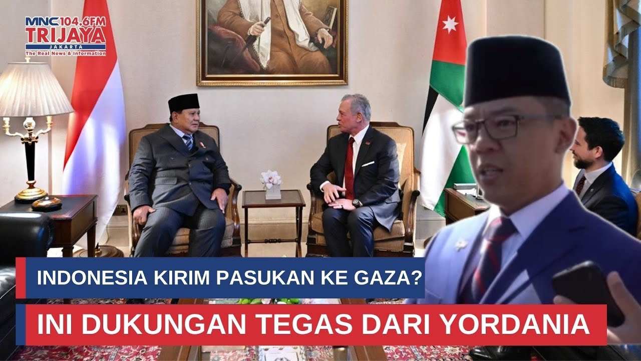 Yordania Dukung Indonesia Kirim Pasukan ke Gaza! Ini Hasil Pertemuan Prabowo dan Abdullah II