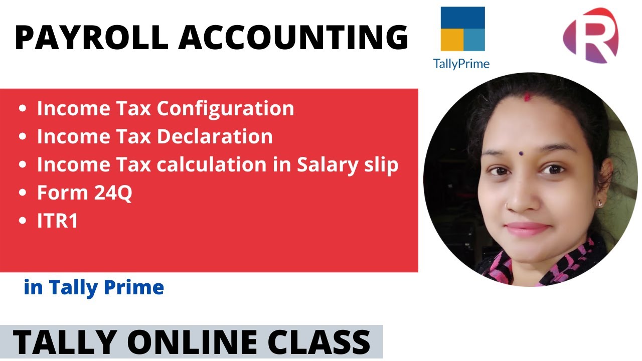 Income Tax calculation in salary slip||Payroll Accounting||Income tax configuration