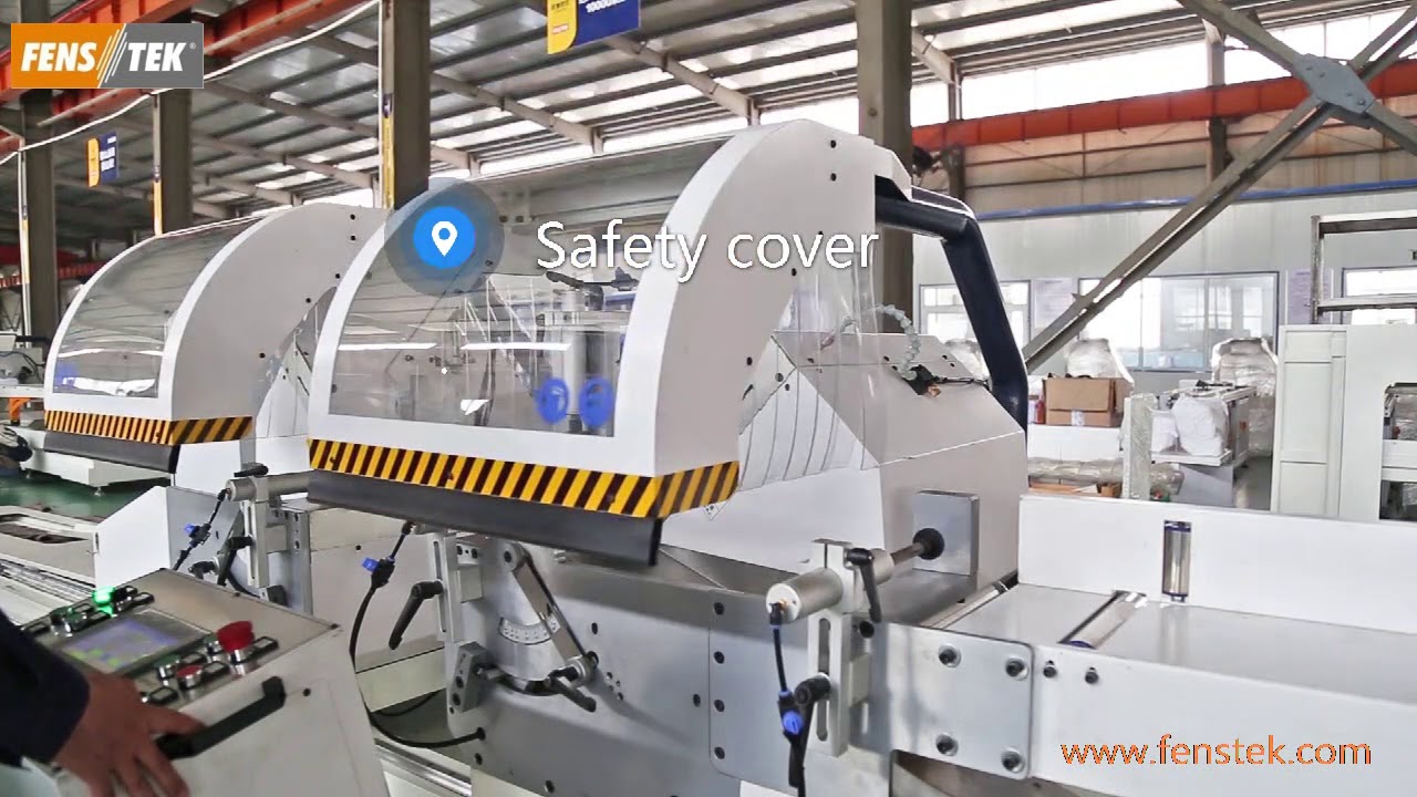 FENSTEK CNC Double Head Cutting Saw ADS550X5000