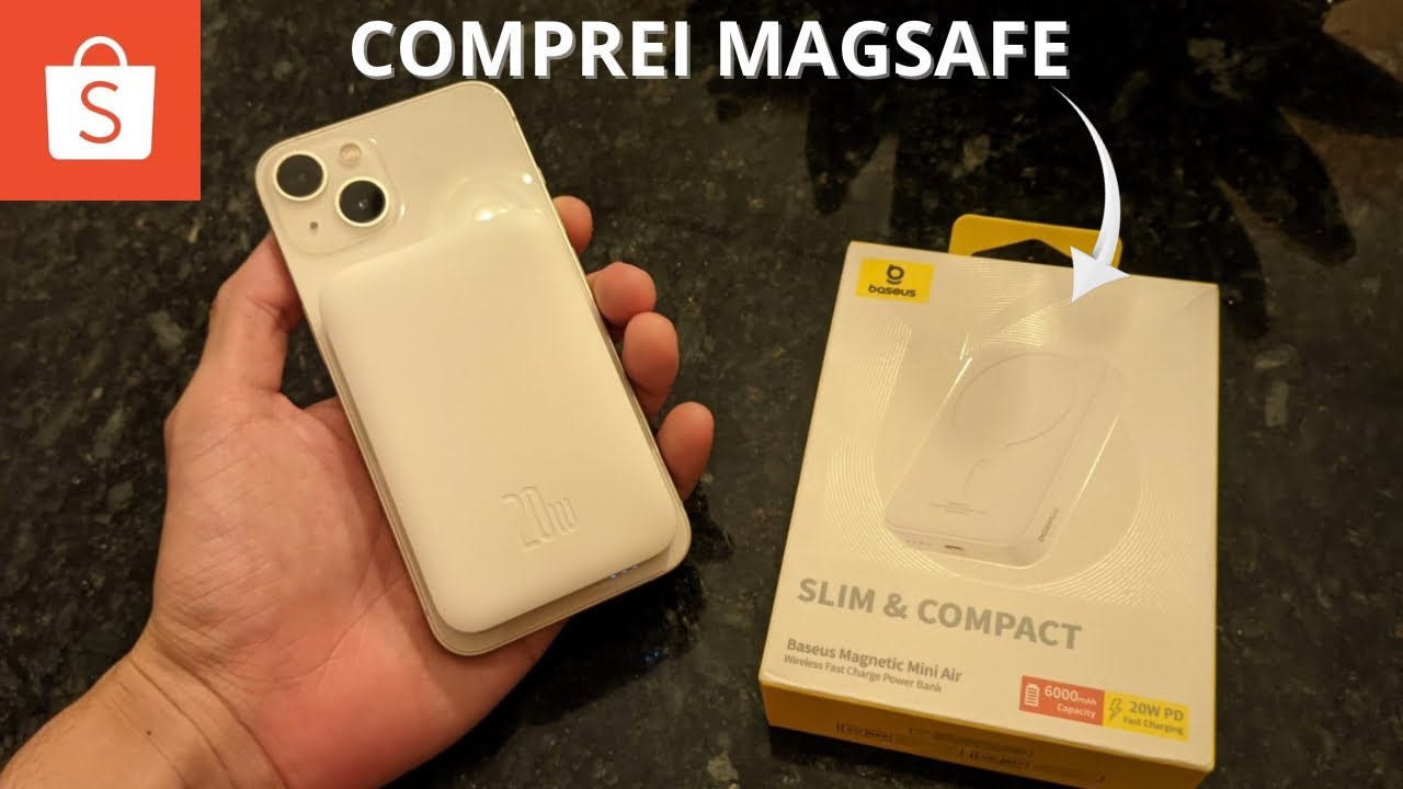 Comprei um MAGSAFE da BASEUS para o meu IPHONE! SERÁ QUE VALEU A PENA?