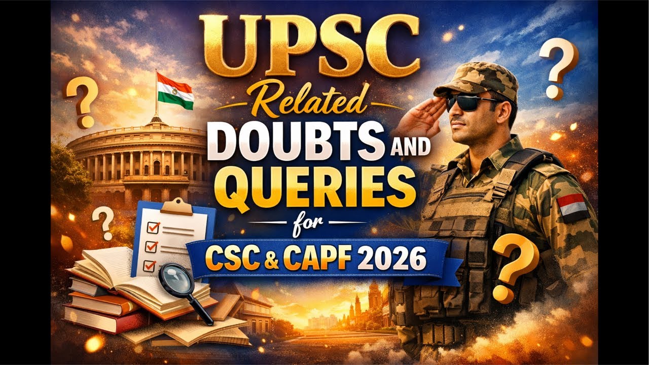 Ask me anything for CSE And CAPF