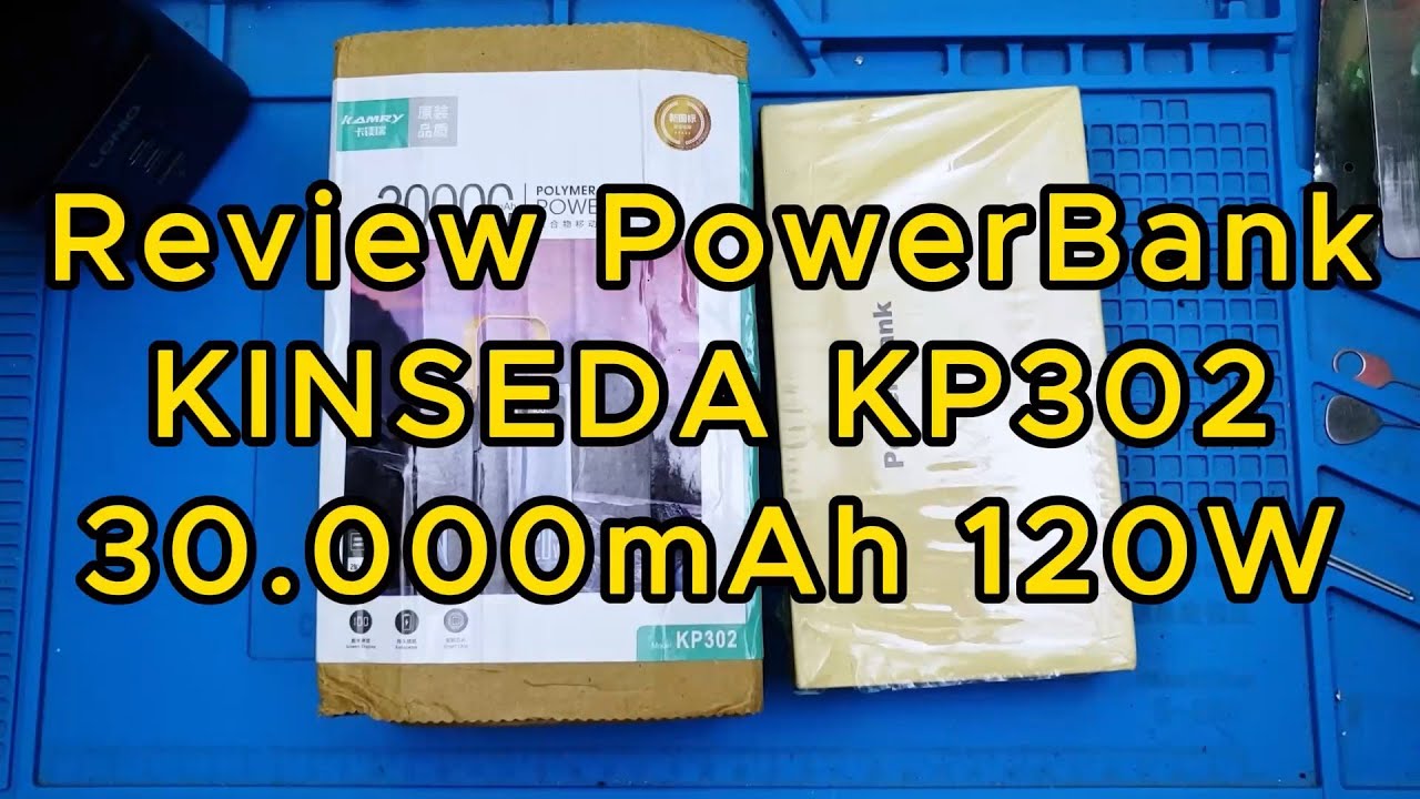 Review Powerbank Kinseda LY-A 30.000mAh 120W, Apakah real 120W?