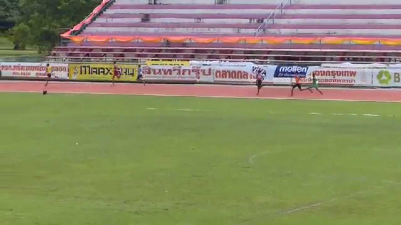 Hazim Ismail 400m Heat - 18th Thailand Sports School Nakornlumduan Games 2015