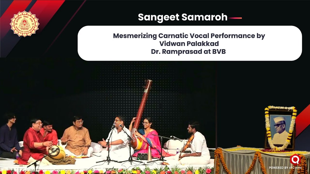 Mesmerising Carnatic Vocal Performance by Vidwan Palakkad Dr. Ramprasad | Sangeet Samaroh 2023
