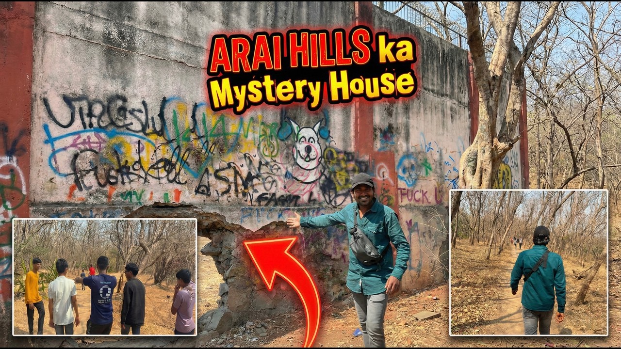 ARAI HILLS ka MyStery House: Is It really haunted? | #adventure #abandonedhouse #viralvideo 