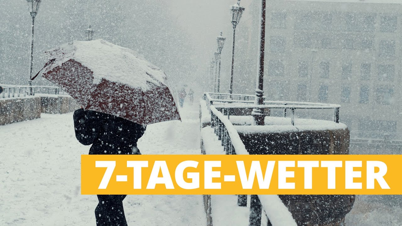 7-Tage-Wetter: Wintergewitter! Hier gibt es kleinr&auml;umig gro&szlig;e Schneemengen