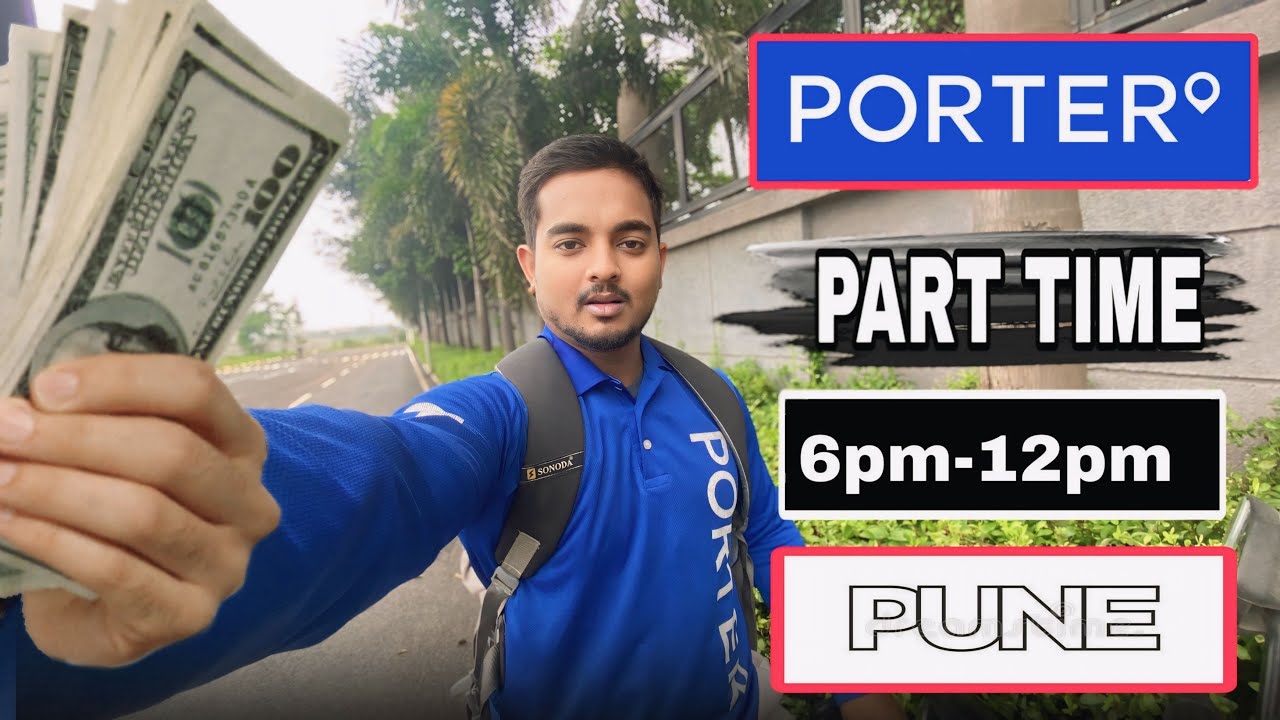 Porter bike delivery part time job in Pune || Porter bike delivery part time income in pune|| #pune