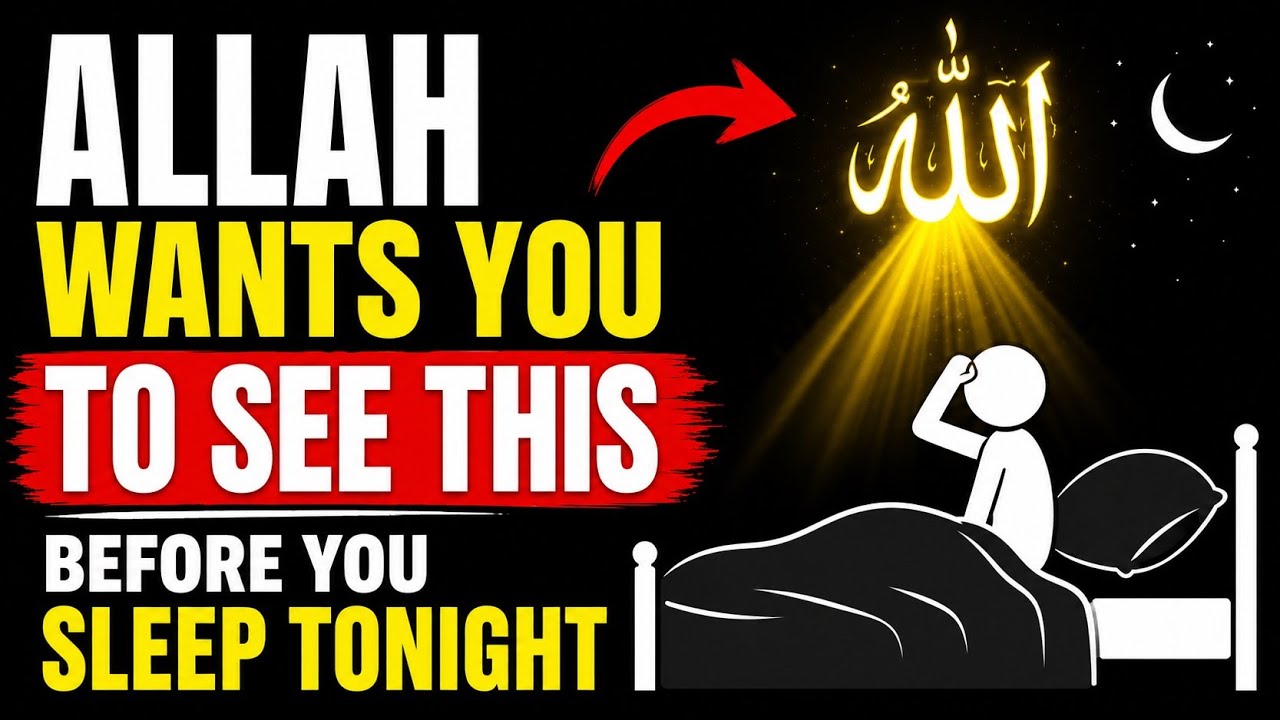Allah Wants You To See This Before You Sleep Tonight | Islamic Motivation