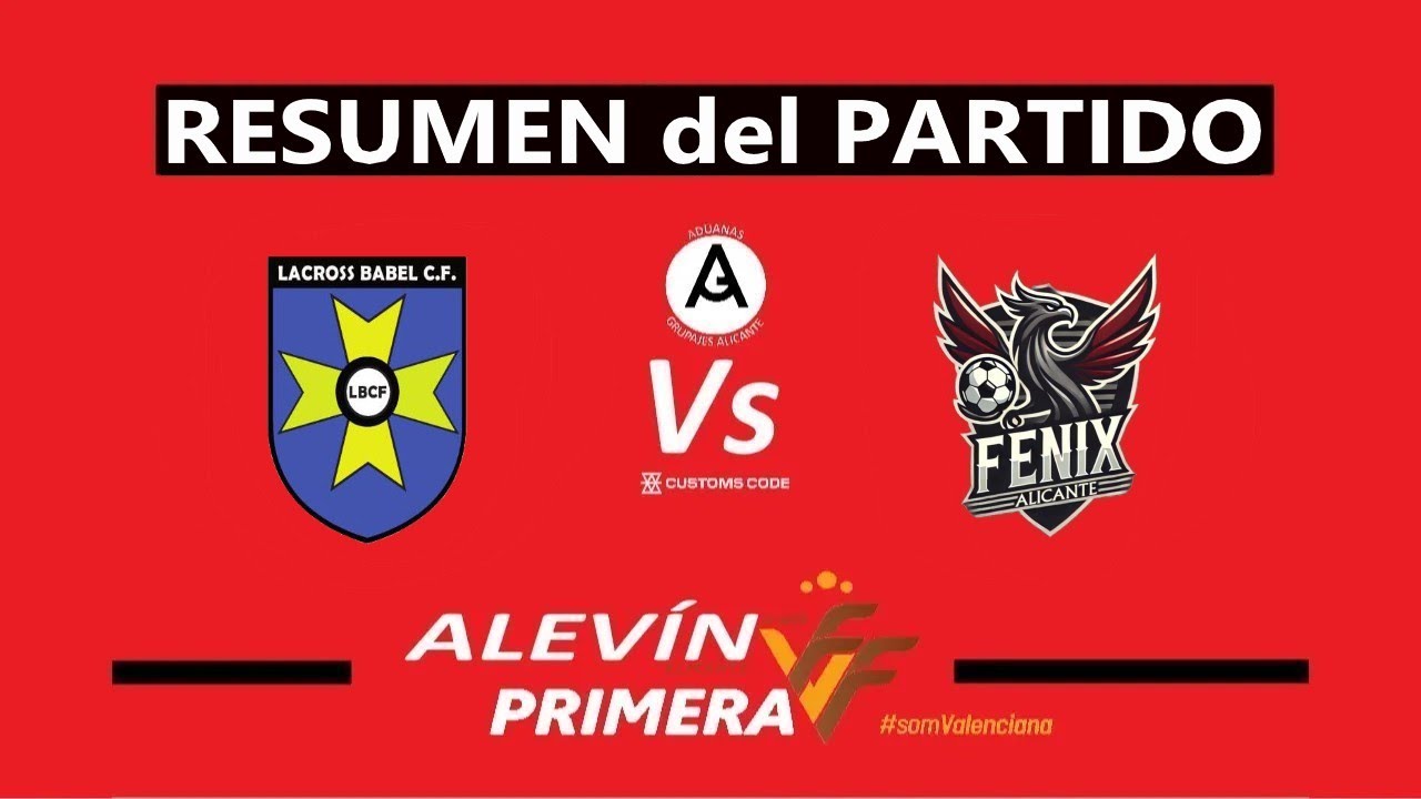 ALEVÍN B - Lacross VS Fénix 🐦‍🔥 Alicante - RESUMEN DEL PARTIDO (11ª jornada de liga)