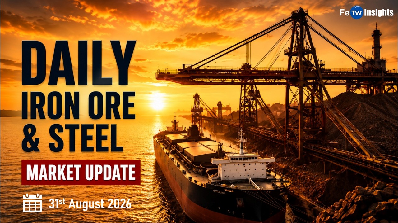 Daily Iron Ore & Steel Market Update 31st August 26