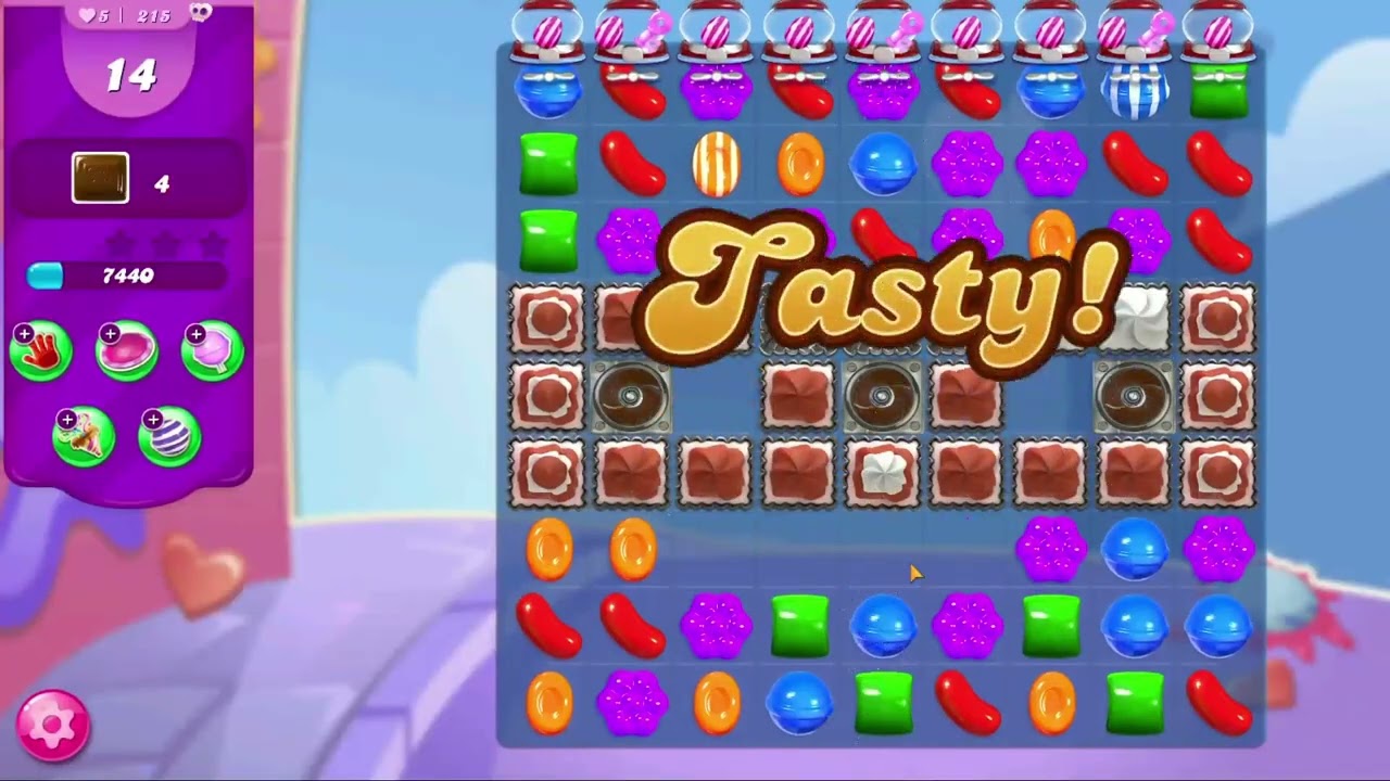 Candy Crush Delicious Saga Level 215 No Boosters. #CCS #ccds