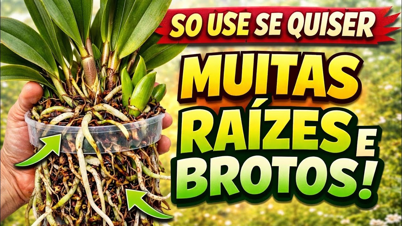 UM POUCO DISSO E VC TERÁ UMA EXPLOSÃO DE RAÍZES E BROTOS!!!