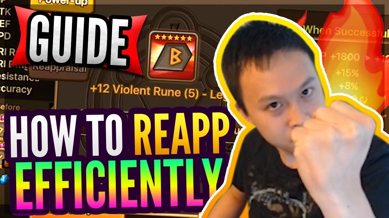 BEST Rune I Have EVER Made!? - MUST SEE! CRAZY Reapp Session! - Summoners War